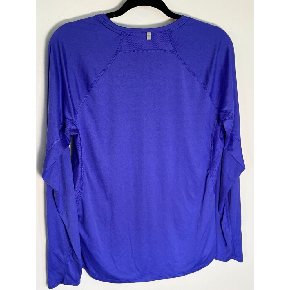 Nike Womens Sz Large Purple Drifit Long Sleeve Crew Neck Stretch Athleisure - Picture 2 of 5